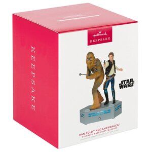 New! Star Wars Storytellers Han Solo & Chewbacca Hallmark Keepsake Ornament 2022